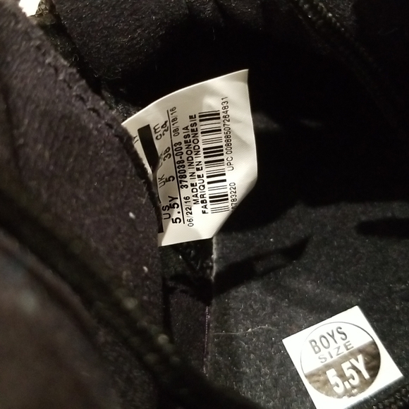 New With Box Jordan Space Jam 11 GS 5.5 youth boys concord black and white - Picture 7 of 9